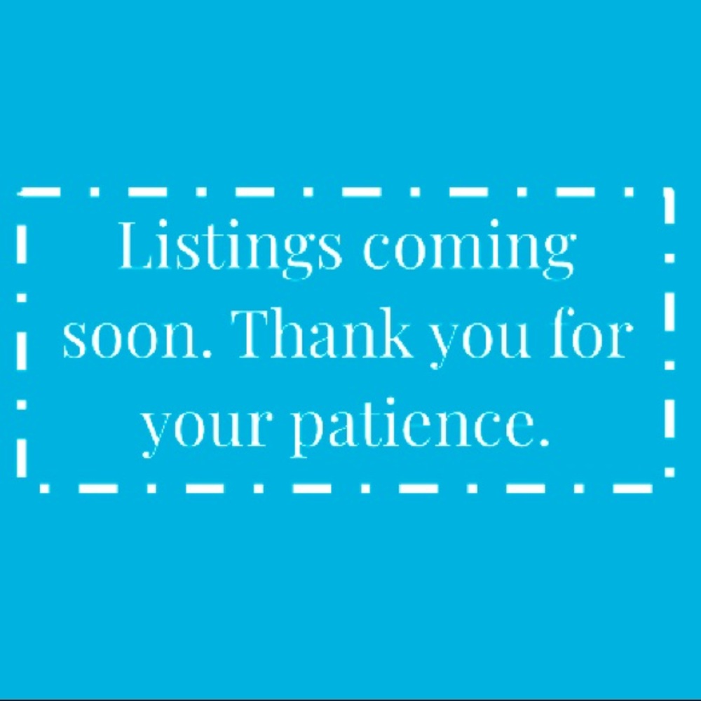 Sorry for the wait listings are on the way.